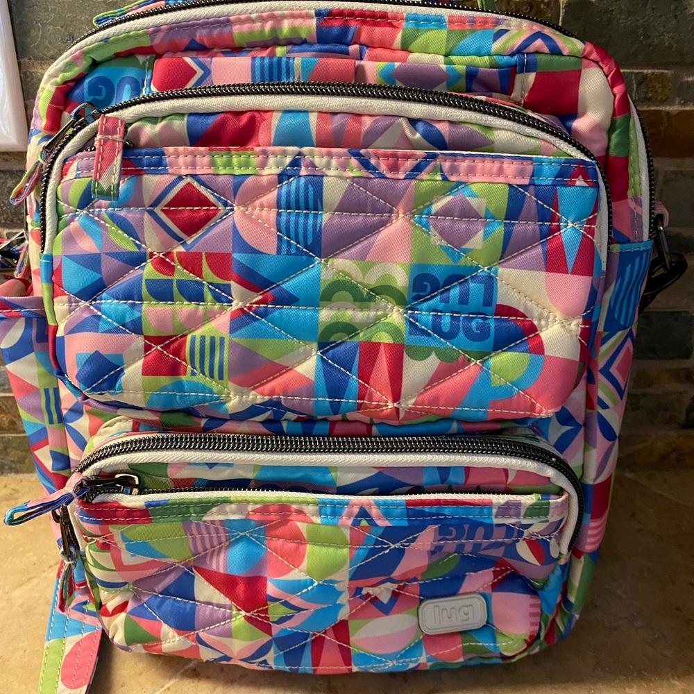 Lug Colorful Geometric Crossbody Bag